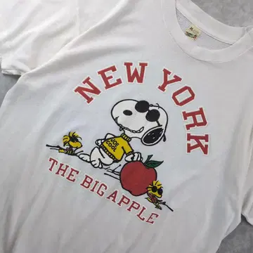 80s USA제 스누피 뉴욕 BIGAPPLE 티셔츠 613