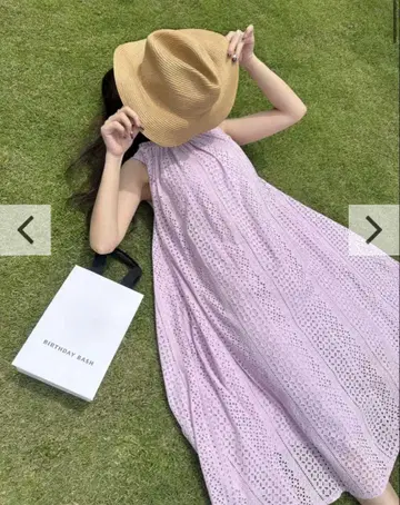 벌스데이 바쉬 BB ORIGINAL A LINE LACE DRESS