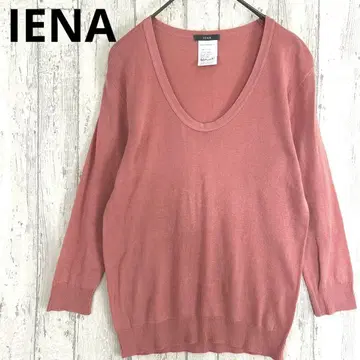 이에나 IENA 코튼 풀오버 티셔츠 [F] 프랑스제 핑크