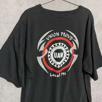 USA제 티셔츠 UAW 전국 자동차 노동 조합