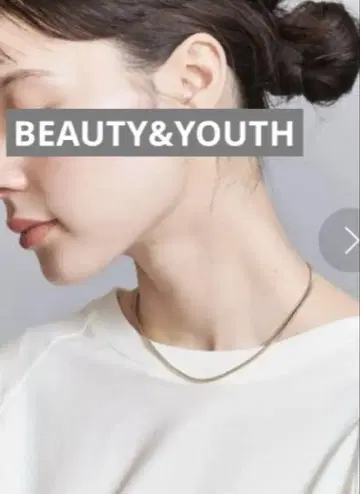 BEAUTY&YOUTH 스네이크 체인 숏 목걸이