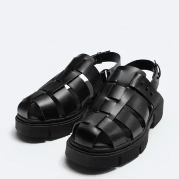 ZARA 자라 청키 밑창 구르카 샌들