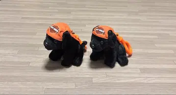 할리 데이비슨 개 봉제 인형 키링