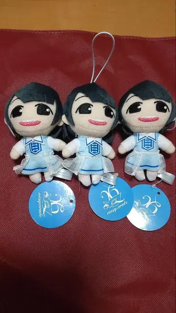 26시의 마스카레이드 쿠루스 린 마스코트 봉제 인형 3개