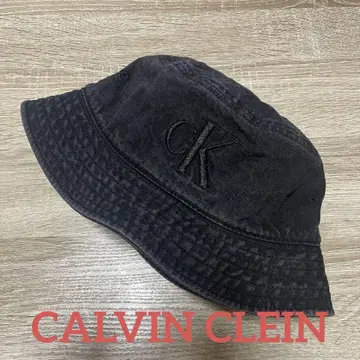 [새상품급] CALVIN CLEIN 캘빈클라인 데님 버킷 햇 모자