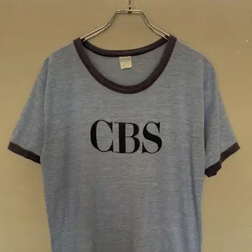 빈티지 70-80's 빈티지 CBS 링거 티셔츠