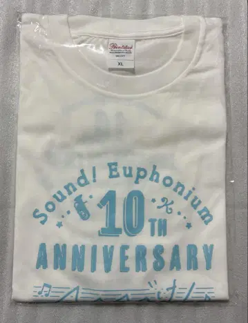 ! 유포니움 10주년 10th 티셔츠 파랑 blue XL