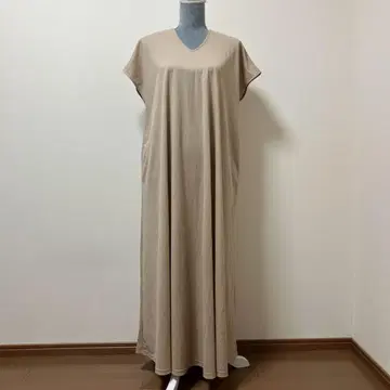 로트레아몽 여름 롱 원피스 롱 원피스 성인 베이지