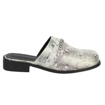 미사용 새상품 GIDEAL python mule 화이트