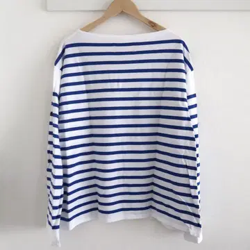 outil TRICOT AAST 블루 보더 바스크 셔츠