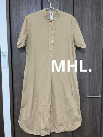MHL 원피스 반팔 베이지 여름