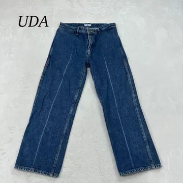 G907 새상품급 M UEA 사이드턱 블루 데님 팬츠 남성용