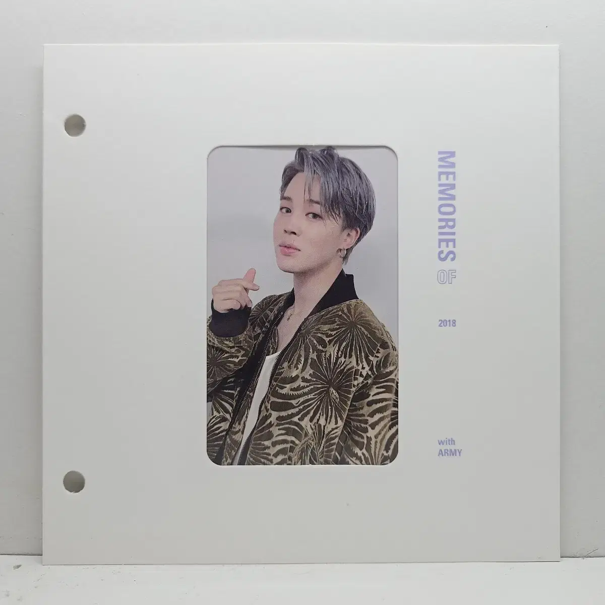 방탄 2018 메모리즈 블루레이 지민 포카 포함 풀셋 양도