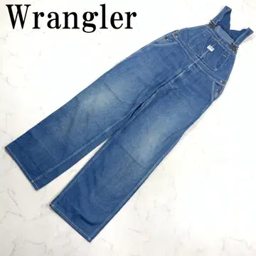 LA6853 랭글러 코튼 데님 오버롤 블루 L