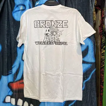 BRONZE AGE 매우 희귀한 미국 기획 화이트 티셔츠 M