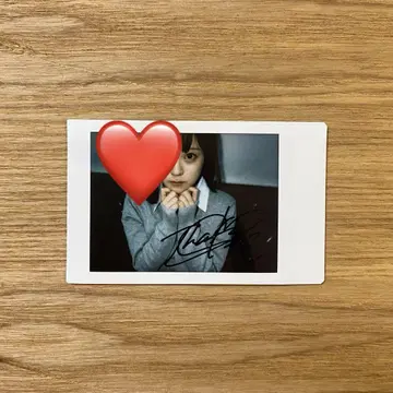 나카가와 코코로 친필 사인 폴라로이드