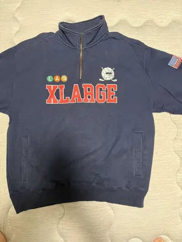xlarge 하프 지퍼 맨투맨