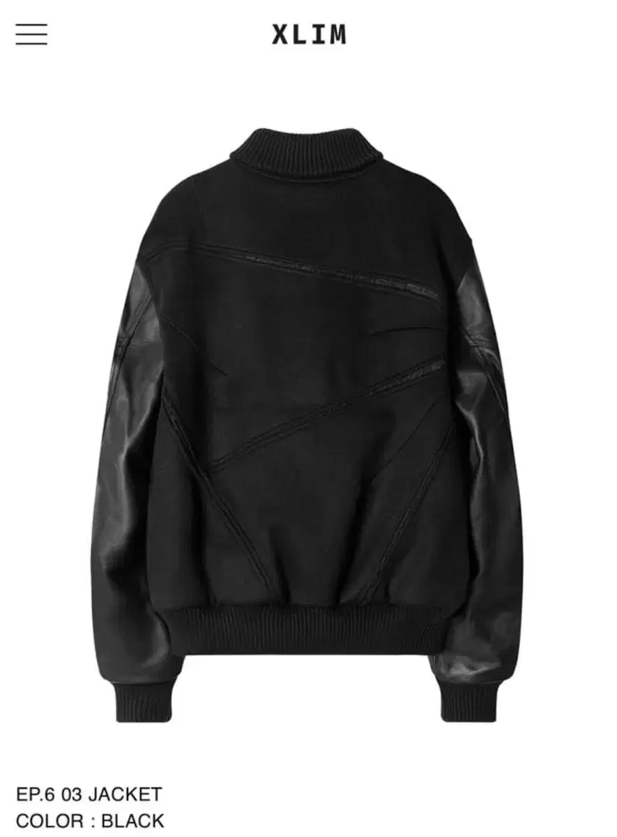XLIM EP.6 03 JACKET BLACK XL
