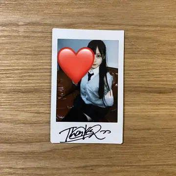나카가와 신 친필 사인 폴라로이드