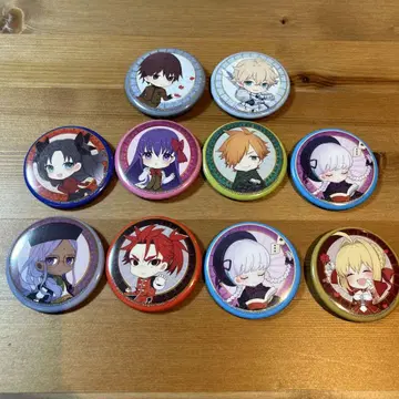 Fate/EXTRA Last Encore 캔뱃지 컴플리트 10개