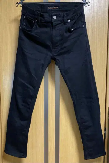 새상품급 NUDIE JEANS Thin Finn W29 스키니 데님 블랙