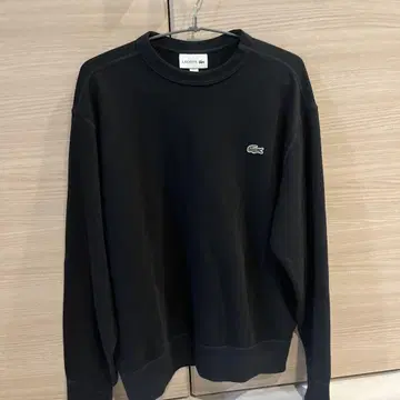 라코스테 블랙 맨투맨 US M