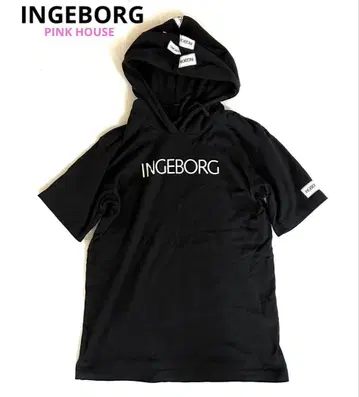 잉게보그 INGEBORG 핑크하우스 후디 반팔 티셔츠 로고