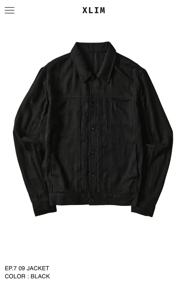 XLIM EP.7 09 JACKET BLACK XL