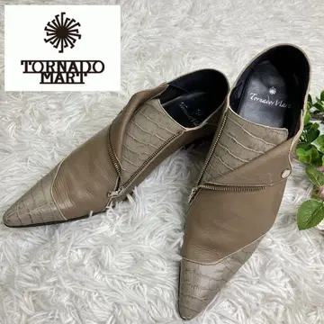 TORMADOMART 토네이도 마트 가죽 신발 악어 엠보싱 가죽 신발 M