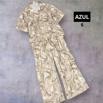 새상품급! AZUL 마블 드레이프감 셋업 베이지 S