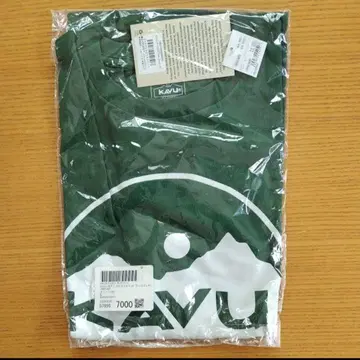 KAVU 로고 티셔츠 그린