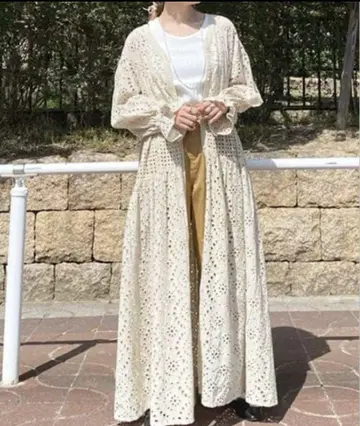 차오패닉 티피 india 패치워크 레이스 롱 원피스