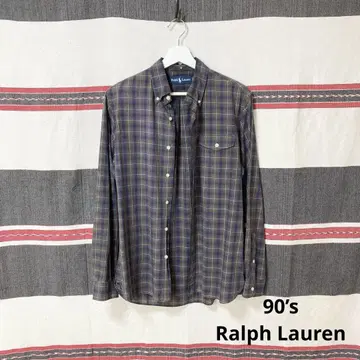 90s Ralph Lauren 미국 빈티지 의류 체크 셔츠 랄프 로렌