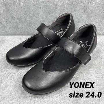 YONEX 요넥스 파워 쿠션 스트랩 부착 펌프스 24 블랙