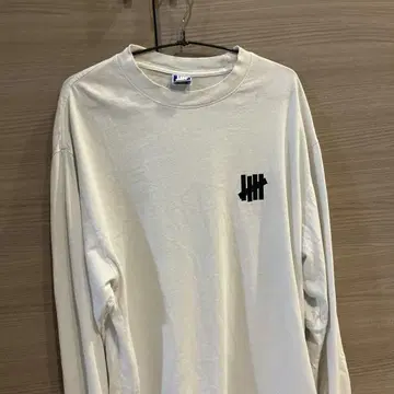 UNDEFEATED 긴팔 셔츠 LARGE 화이트