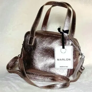 MARLON 2way 숄더백 소가죽 이탈리아제 브론즈 메탈릭