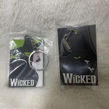 wicked 2개 세트 위키드 러버 키링 스트랩 극단 사계절