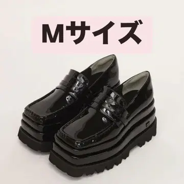darich 에나멜 플랫폼 로퍼
