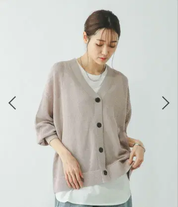 세탁 가능한 드라이 메쉬 가디건 라이트 모카 short