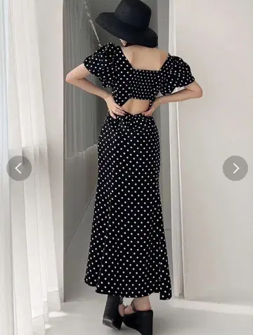 RESEXXY 버블 슬리브 머메이드 원피스 미사용 새상품 택 포함