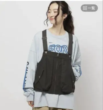 니코앤드 포켓 워크 베스트 차콜
