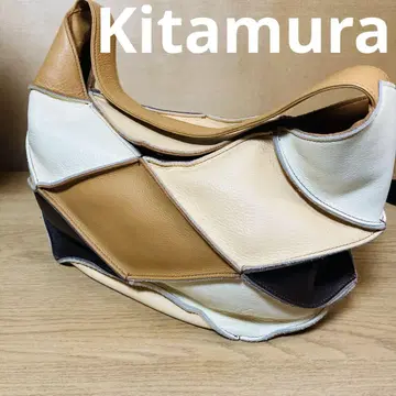Kitamura 패치워크 원숄더백