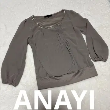 ANAYI 아나이 블라우스 비쥬 M