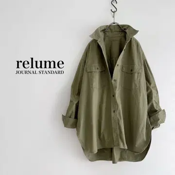 JOURNAL STANDARD relume 오버 사이즈 밀리터리 셔츠