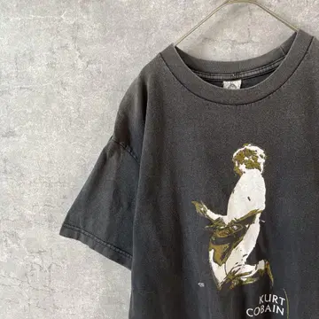 Kurt Cobain ALSTYL 티셔츠 반팔 Nirvana L 남성용