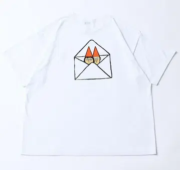 프레쉬 서비스 FRESH SERVICE Jean Jullien 화이트 t