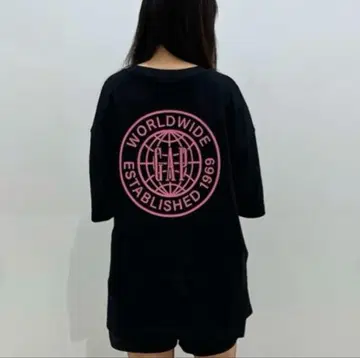 GAP 오버 사이즈 티셔츠 블랙