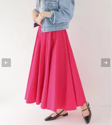 spick and span 플레어 롱 스커트 macouleur