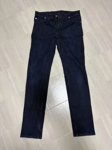 HRM 다크 블루 슬림 핏 데님 팬츠 사이즈 30
