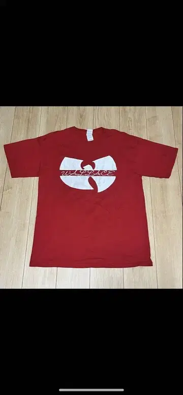 레어 Wu-Tang Clan 월리스 콜라보 L 티셔츠 로고 티셔츠